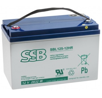 AKUMULATOR AGM SSB SBL 125-12HR 12V 100Ah