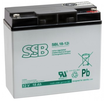 AKUMULATOR AGM SSB SBL 18-12i