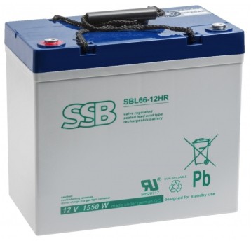 AKUMULATOR AGM SSB SBL 66-12HR 12V 55Ah