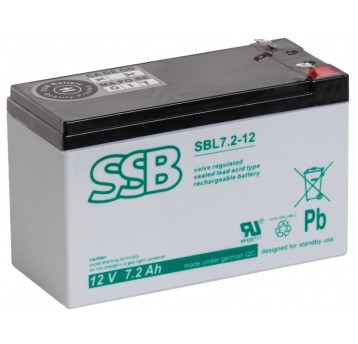 AKUMULATOR AGM SSB SBL 7,2-12