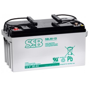 AKUMULATOR AGM SSB SBL 80-12i
