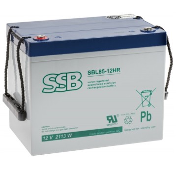 AKUMULATOR AGM SSB SBL 85-12HR 12V 75Ah