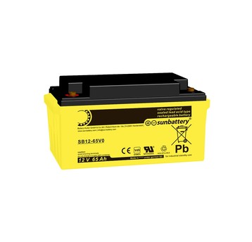 AKUMULATOR AGM SUN BATTERY SB 12-65V0 (VdS) 348x167x178