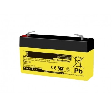 AKUMULATOR AGM SUN BATTERY SB 6-1,2