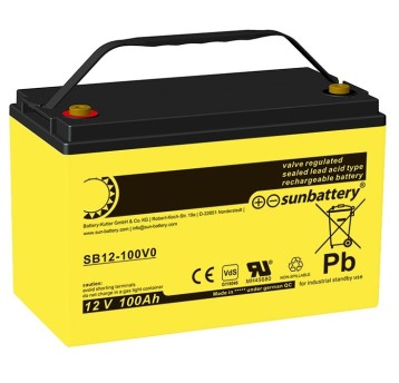 AKUMULATOR AGM SUN BATTERY SB12-100V0 (VdS)
