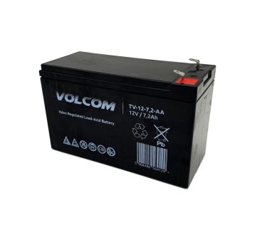 AKUMULATOR AGM VOLCOM 12V 7,2AH