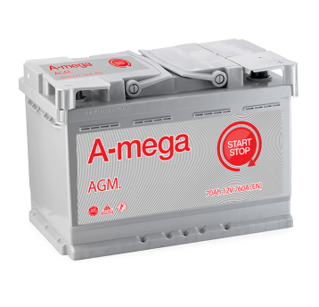 AKUMULATOR AMEGA AGM 12V 70AH 6СТ-70-А3