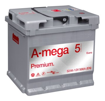 AKUMULATOR AMEGA PREMIUM M5 52AH 6CT-52-A3(0)