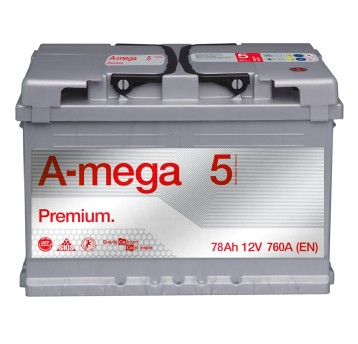 AKUMULATOR AMEGA PREMIUM M5 78AH 6CT-78-A3