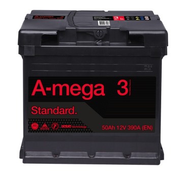 AKUMULATOR AMEGA STANDARD M3 50AH 6CT-50-A3