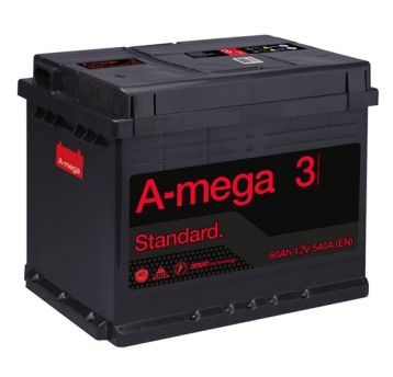 AKUMULATOR AMEGA STANDARD M3 60AH 6CT-60-A3 L+