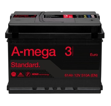 AKUMULATOR AMEGA STANDARD M3 61AH 6CT-61-A3