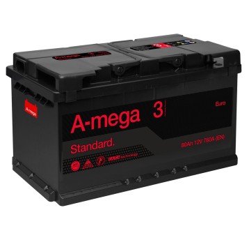 AKUMULATOR AMEGA STANDARD M3 80AH 6CT-80-A3(0)