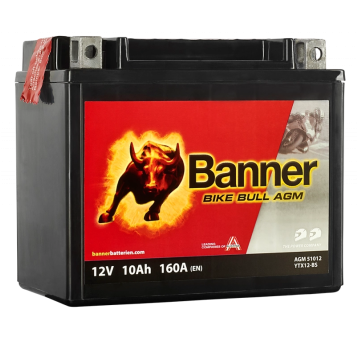 AKUMULATOR BANNER BIKE BULL AGM BTX12-BS