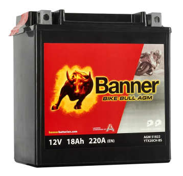 AKUMULATOR BANNER BIKE BULL AGM BTX20CH-BS