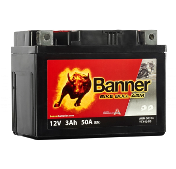 AKUMULATOR BANNER BIKE BULL AGM BTX4L-BS