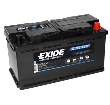 AKUMULATOR EXIDE DUAL AGM EP800 12V 95Ah 850A