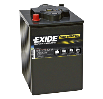 AKUMULATOR EXIDE EQUIPMENT GEL ES1000-6 6V 195Ah 1000Wh