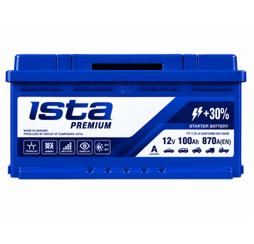 AKUMULATOR ISTA PREMIUM 12V 100Ah 6СТ-100 A2 R+