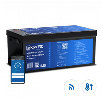 Akumulator KON-TEC LiFePO4 12V 300Ah Li-ion