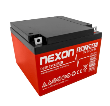 Akumulator Nexon GEL Deep Cycle 12V 28Ah