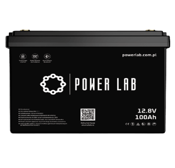 AKUMULATOR POWER LAB LiFePO4 12.8V 100Ah ABS