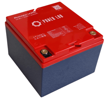 AKUMULATOR POWER LAB LiFePO4 12.8V 50Ah ABS