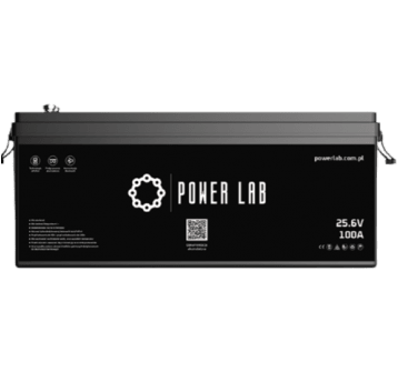 AKUMULATOR POWER LAB LiFePO4 25,6V 100Ah ABS