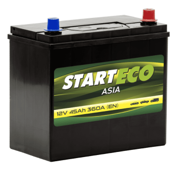AKUMULATOR START ECO ASIA 12V 45Ah (P+)
