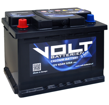 AKUMULATOR VOLT PROFFESIONAL 62AH VP621 L+