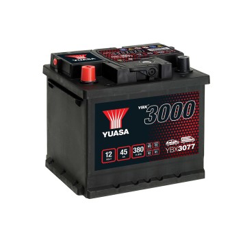 AKUMULATOR YUASA 45AH YBX3077 L+