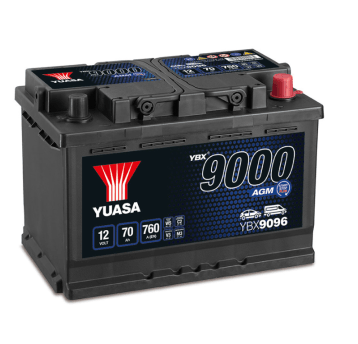 AKUMULATOR YUASA AGM 70Ah YBX9096