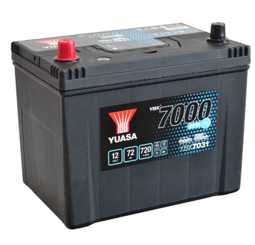 AKUMULATOR YUASA EFB 72Ah YBX7031
