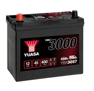 AKUMULATOR YUASA JAPAN 45AH YBX3057 L+