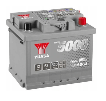 AKUMULATOR YUASA SILVER 52AH YBX5063
