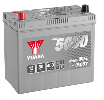 AKUMULATOR YUASA SILVER JAPAN 50AH YBX5057 L+