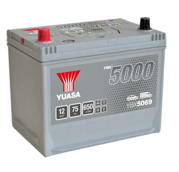 AKUMULATOR YUASA SILVER JAPAN 75AH YBX5069 L+