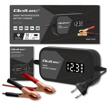 ŁADOWARKA Qoltec 12V 2A (AGM/GEL)
